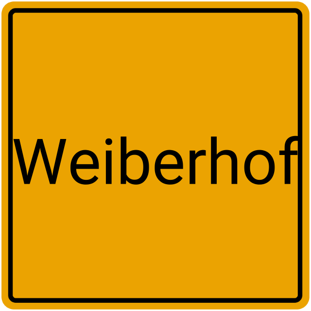 Meldebestätigung Weiberhof