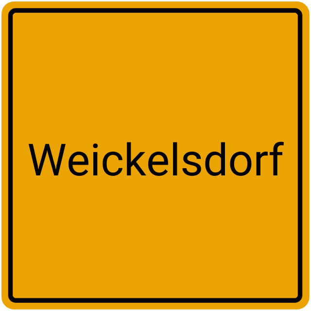 Meldebestätigung Weickelsdorf