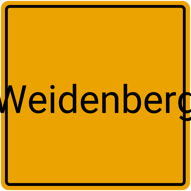 Meldebestätigung Weidenberg