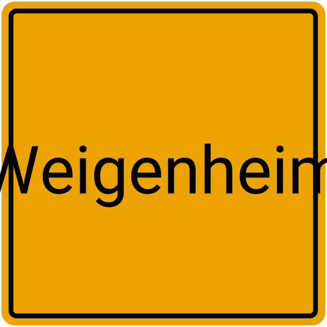 Meldebestätigung Weigenheim