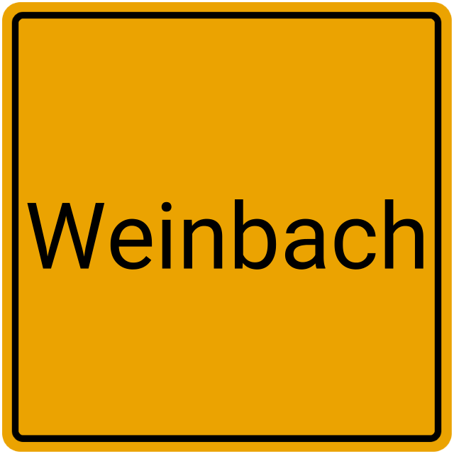 Meldebestätigung Weinbach