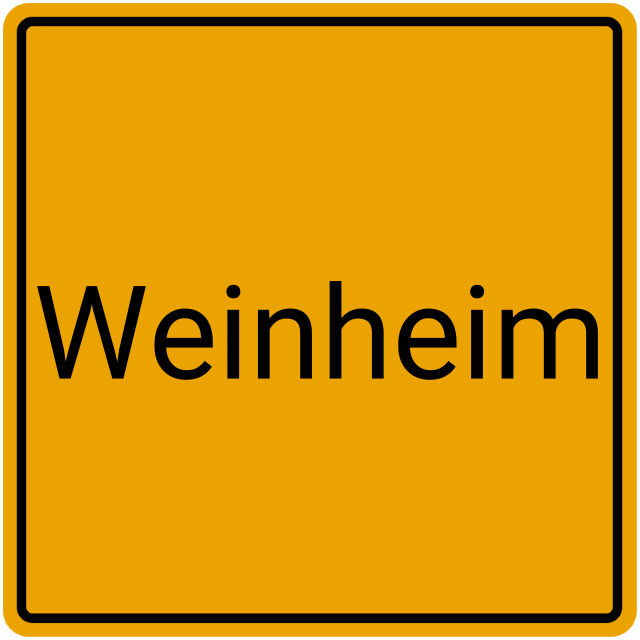 Meldebestätigung Weinheim