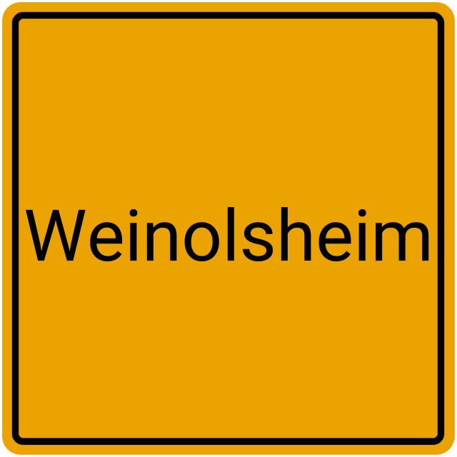 Meldebestätigung Weinolsheim