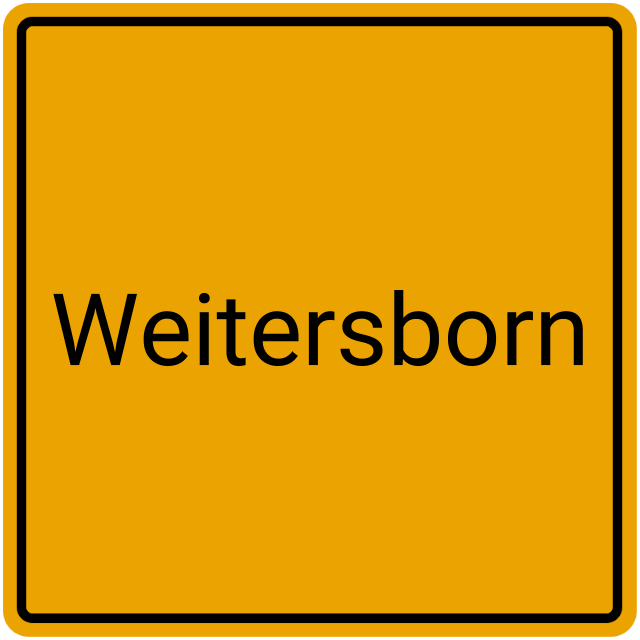 Meldebestätigung Weitersborn