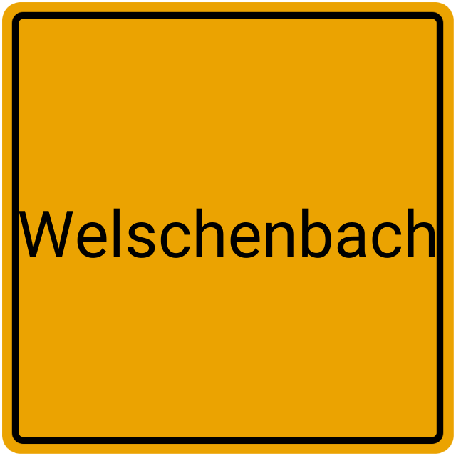 Meldebestätigung Welschenbach