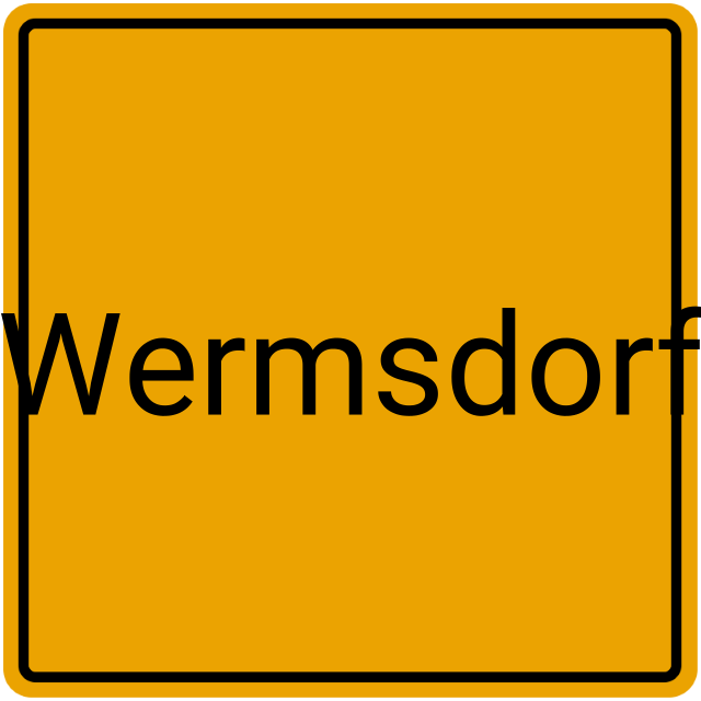 Meldebestätigung Wermsdorf