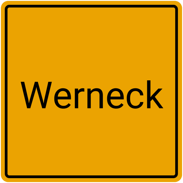 Meldebestätigung Werneck