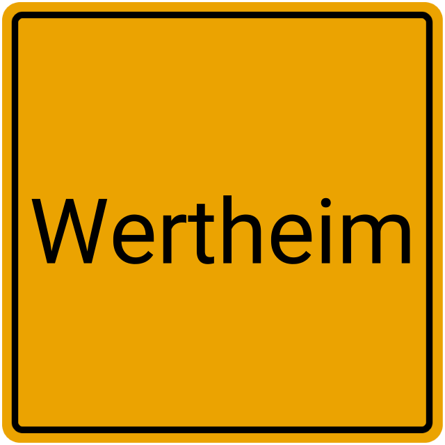 Meldebestätigung Wertheim