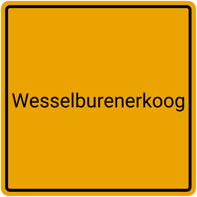 Meldebestätigung Wesselburenerkoog