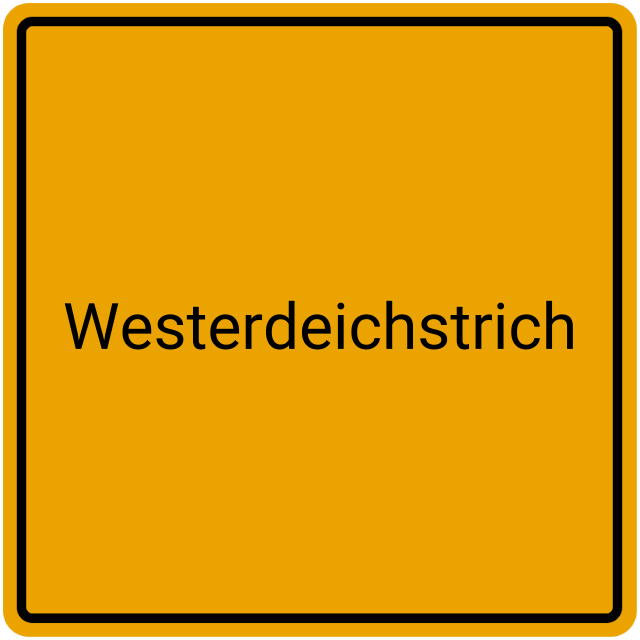 Meldebestätigung Westerdeichstrich