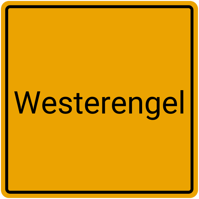 Meldebestätigung Westerengel