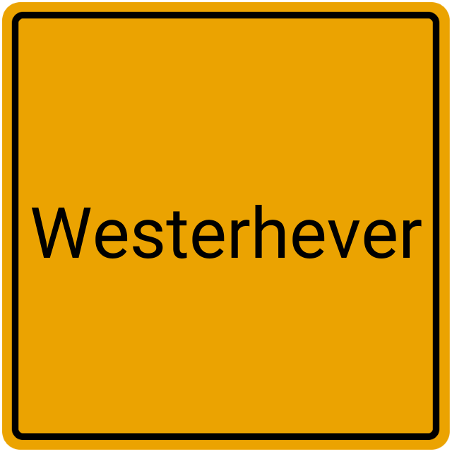 Meldebestätigung Westerhever