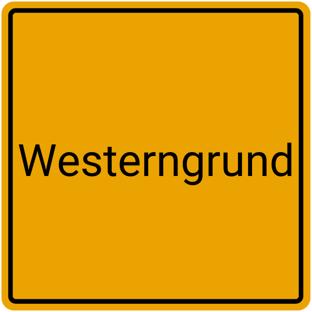 Meldebestätigung Westerngrund