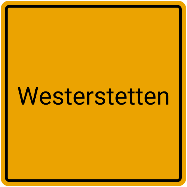 Meldebestätigung Westerstetten