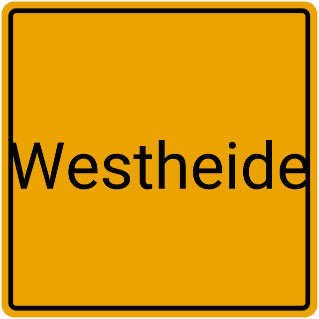 Meldebestätigung Westheide