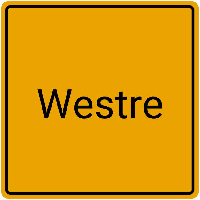 Meldebestätigung Westre