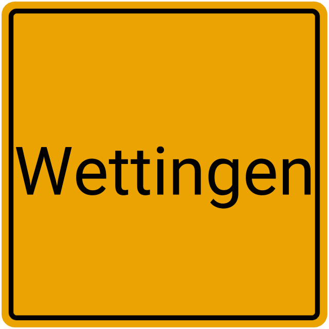 Meldebestätigung Wettingen