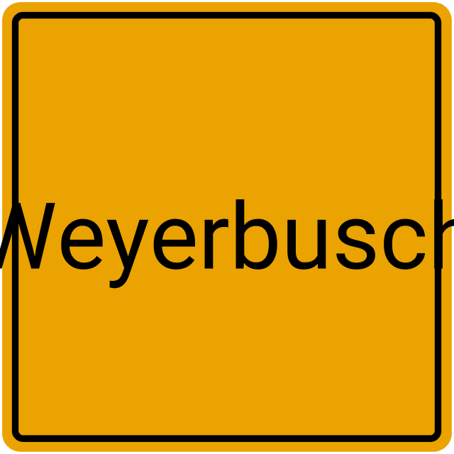 Meldebestätigung Weyerbusch