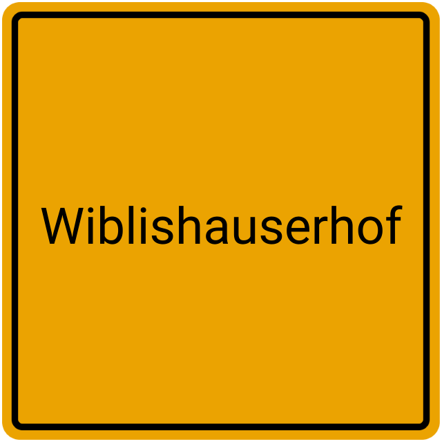Meldebestätigung Wiblishauserhof