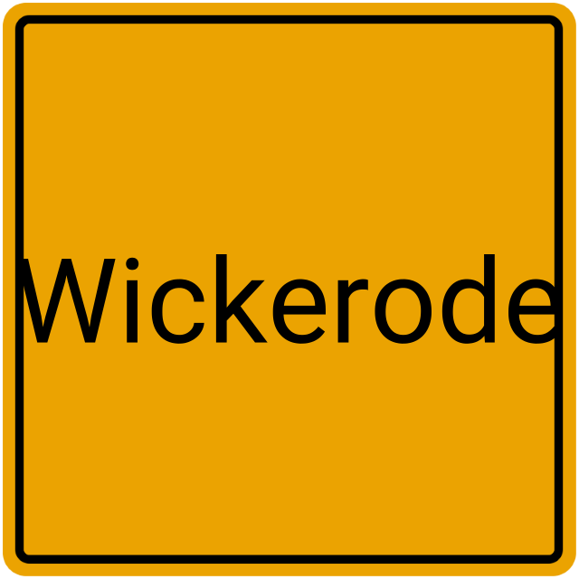 Meldebestätigung Wickerode