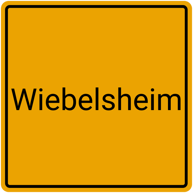 Meldebestätigung Wiebelsheim