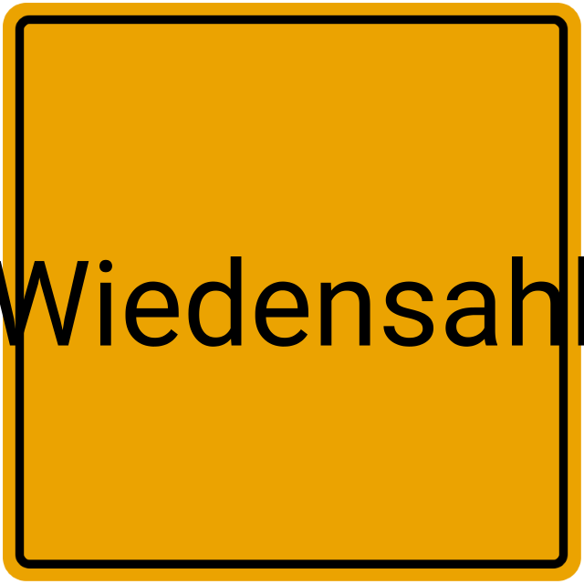 Meldebestätigung Wiedensahl