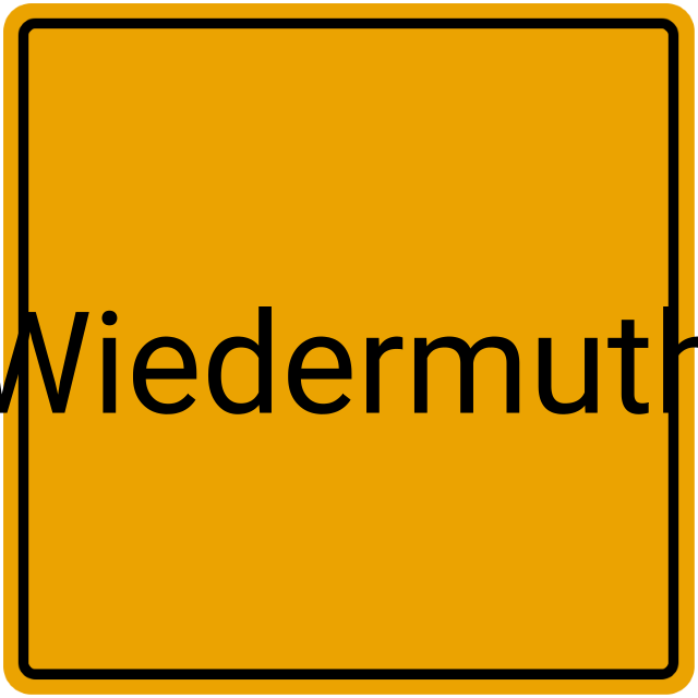 Meldebestätigung Wiedermuth