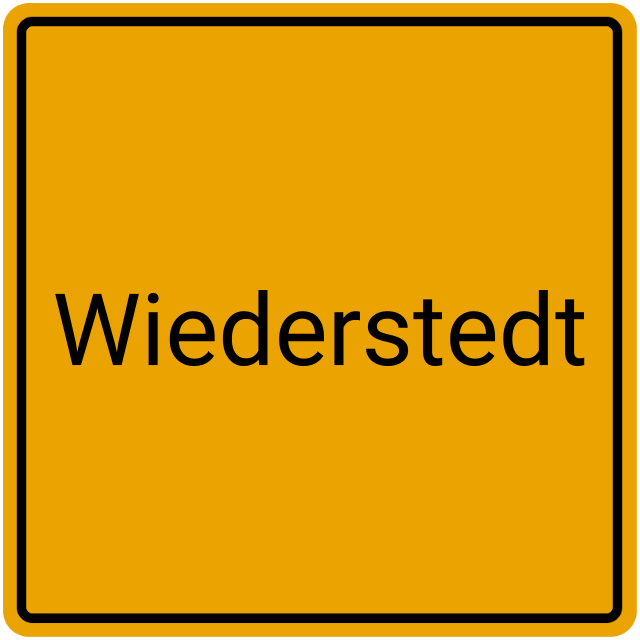 Meldebestätigung Wiederstedt