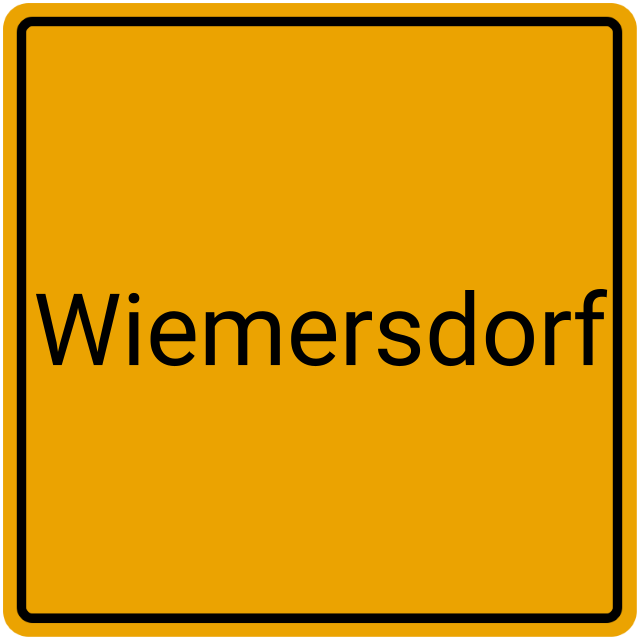 Meldebestätigung Wiemersdorf