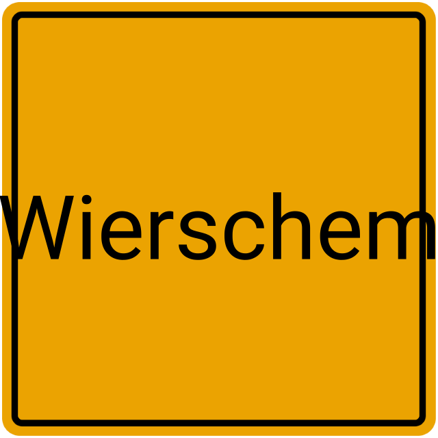 Meldebestätigung Wierschem