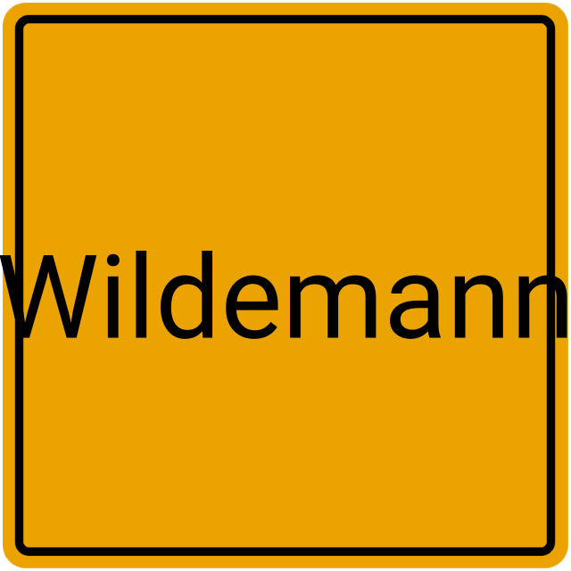 Meldebestätigung Wildemann