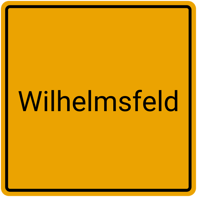 Meldebestätigung Wilhelmsfeld