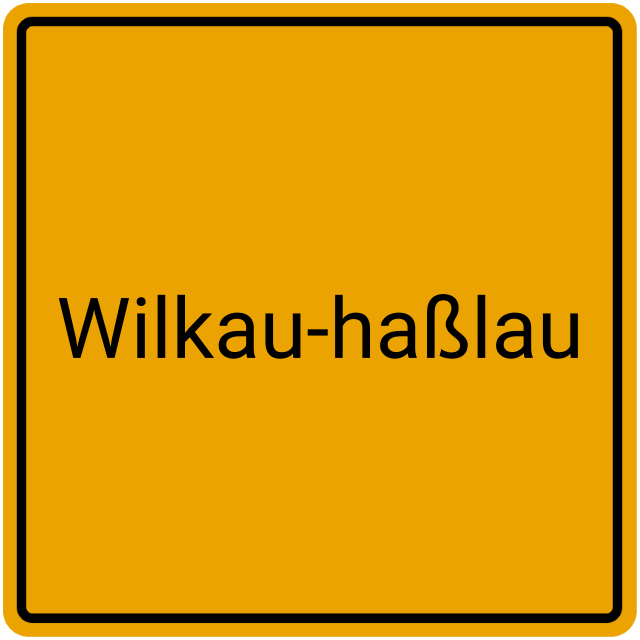 Meldebestätigung Wilkau-Haßlau