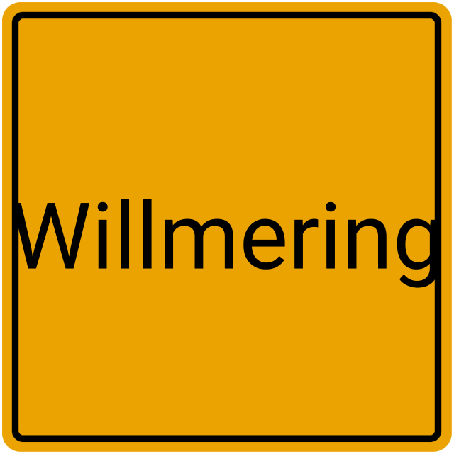 Meldebestätigung Willmering