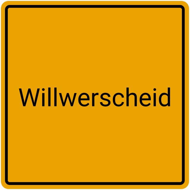 Meldebestätigung Willwerscheid