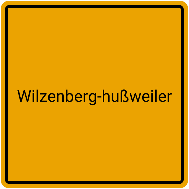 Meldebestätigung Wilzenberg-Hußweiler