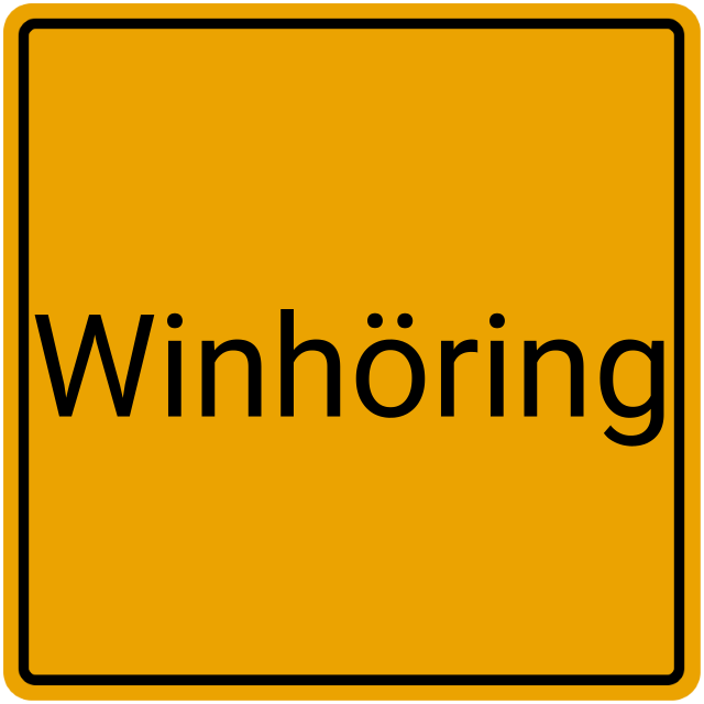 Meldebestätigung Winhöring