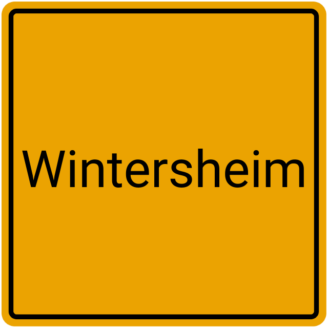 Meldebestätigung Wintersheim