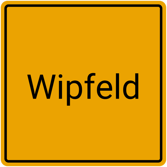 Meldebestätigung Wipfeld