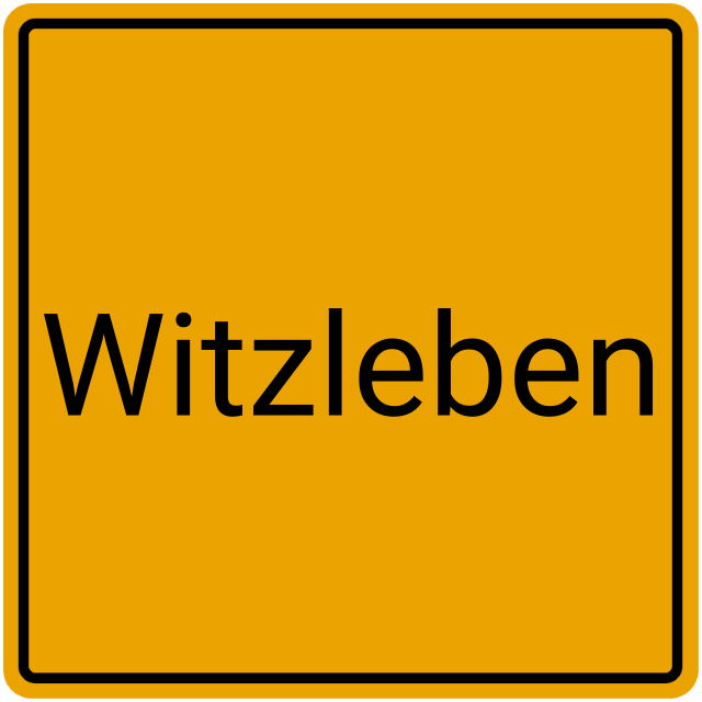 Meldebestätigung Witzleben