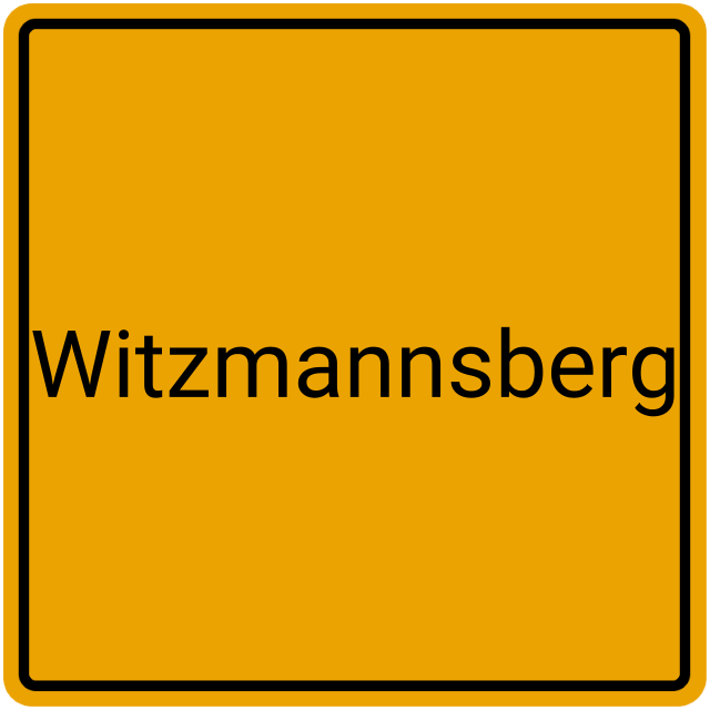 Meldebestätigung Witzmannsberg