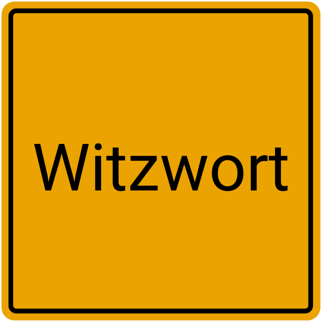 Meldebestätigung Witzwort