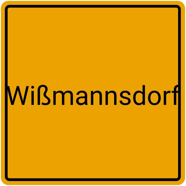 Meldebestätigung Wißmannsdorf