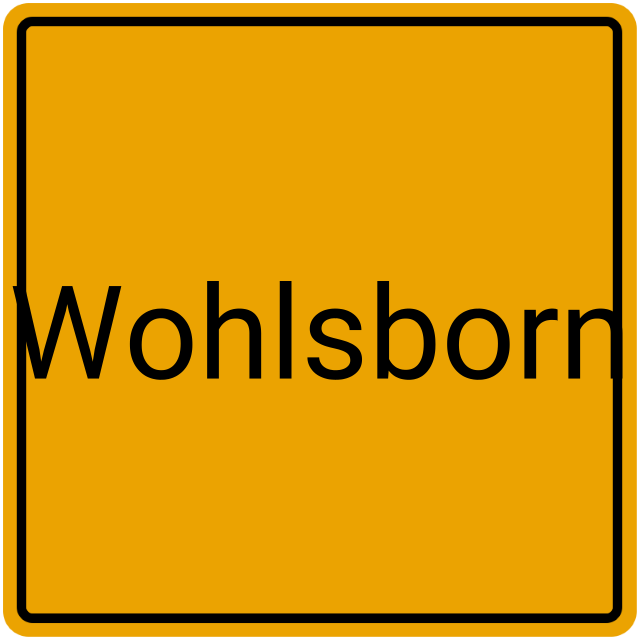 Meldebestätigung Wohlsborn