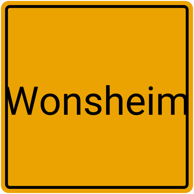 Meldebestätigung Wonsheim