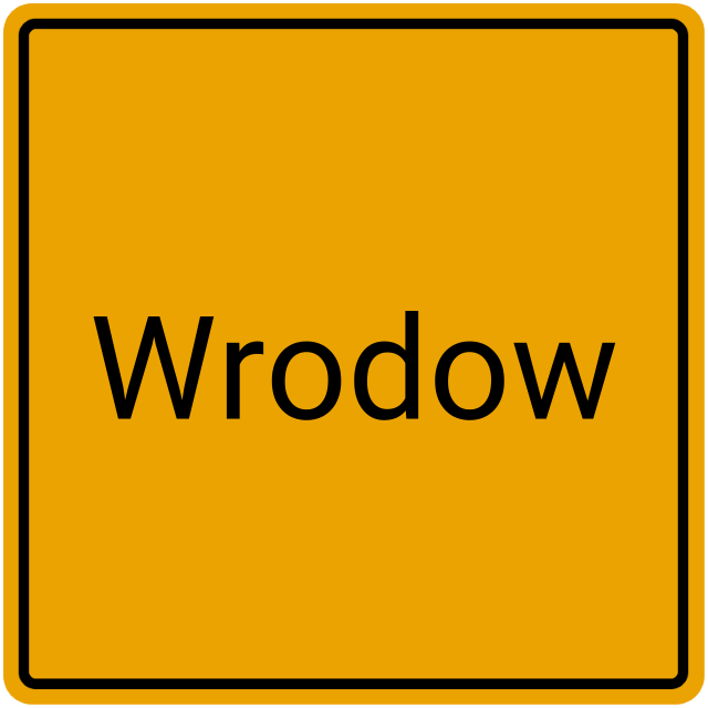 Meldebestätigung Wrodow