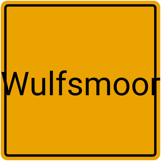 Meldebestätigung Wulfsmoor