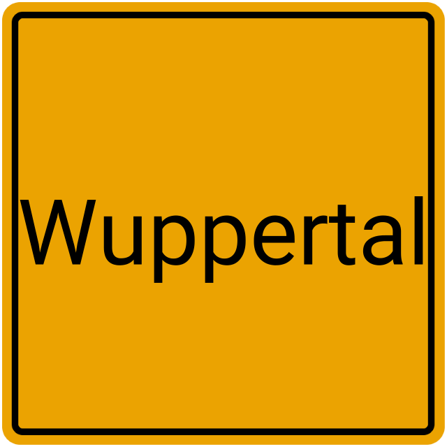 Meldebestätigung Wuppertal
