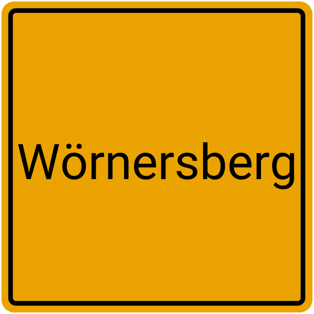 Meldebestätigung Wörnersberg