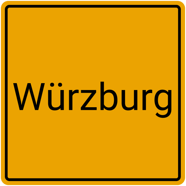 Meldebestätigung Würzburg
